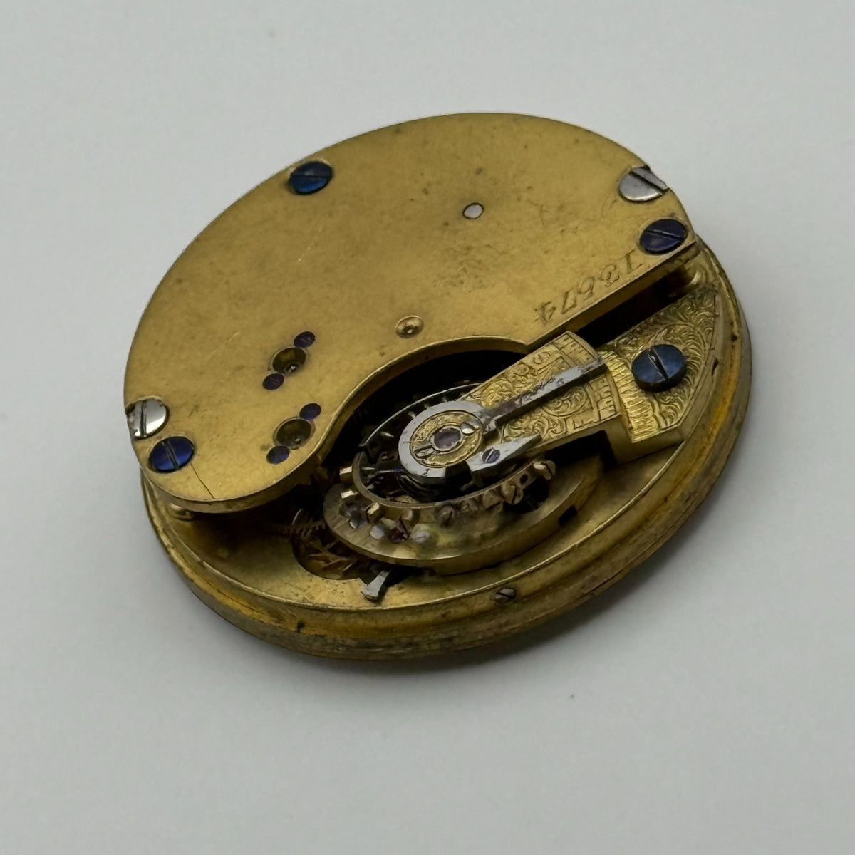 Pocket Watch Movement - Unidentified - Parts / Repair 30.4mm