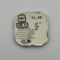 AV 39 Lower Cap Jewel With End Piece - 7 3/4 - 346 NX - NOS - Watch Parts