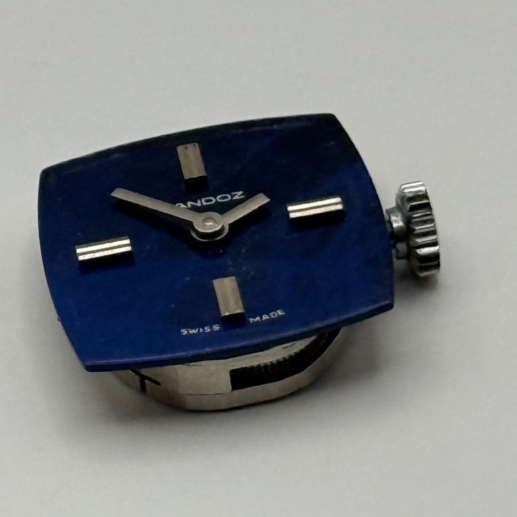 Stone Dial Watch Movement SGT Sandoz Ladies 17 Jewels Manual Wind Parts 12.7mm