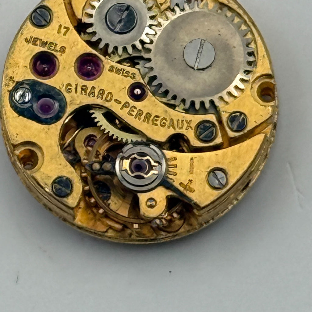 Girard Perregaux 5109 951 Watch Movement Ladies 17 Jewels Manual Parts 13.7mm