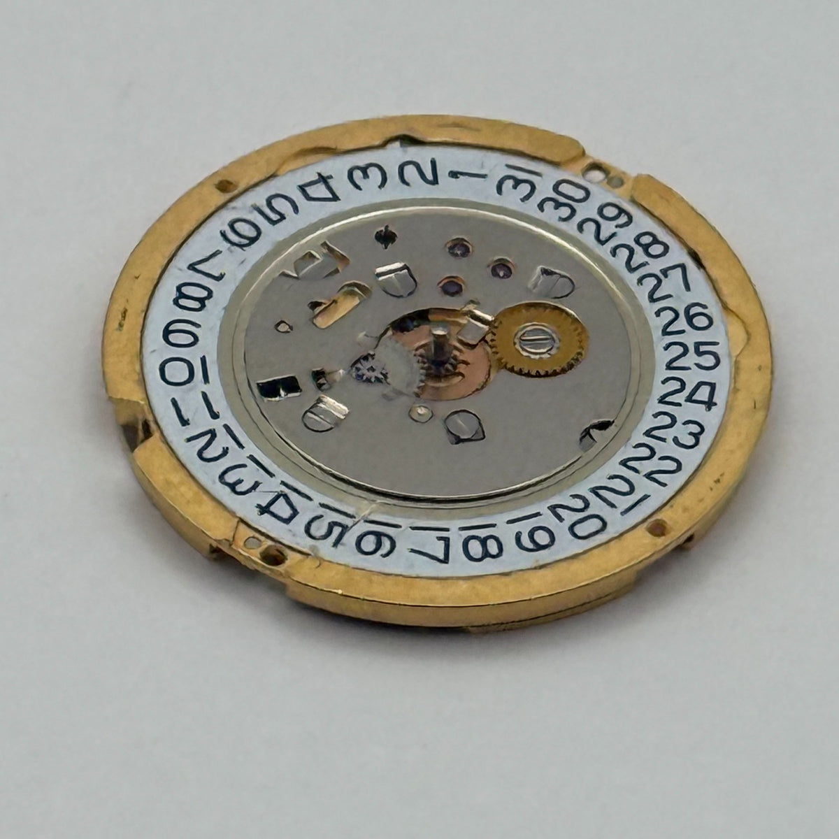 Ronda 1009 Watch Movement - Quartz Date 10 Jewels - For Parts / Repair
