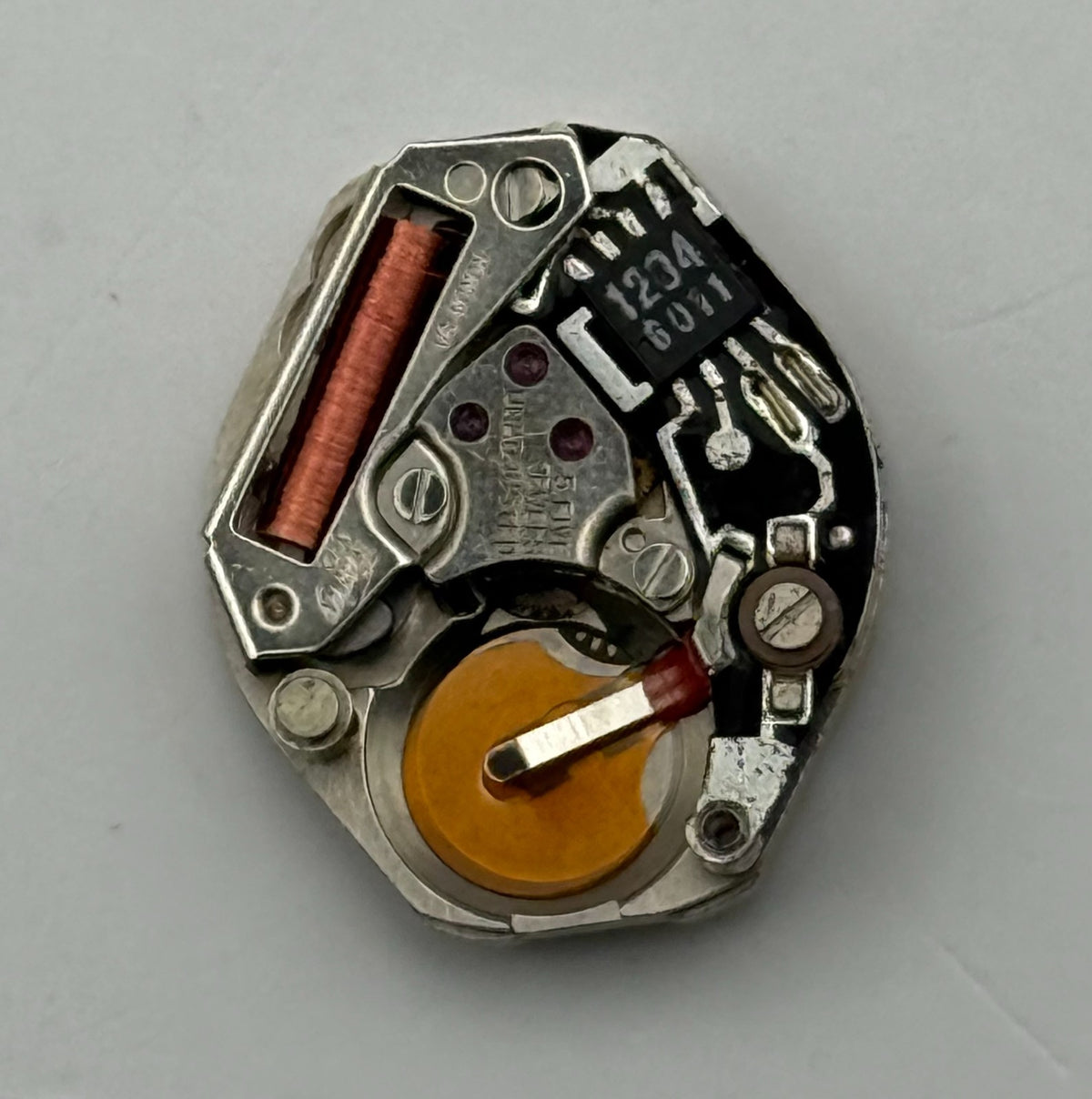 Harley Ronda 672 Watch Movement Quartz 5 Jewels Untested Parts Repair 15.3mm