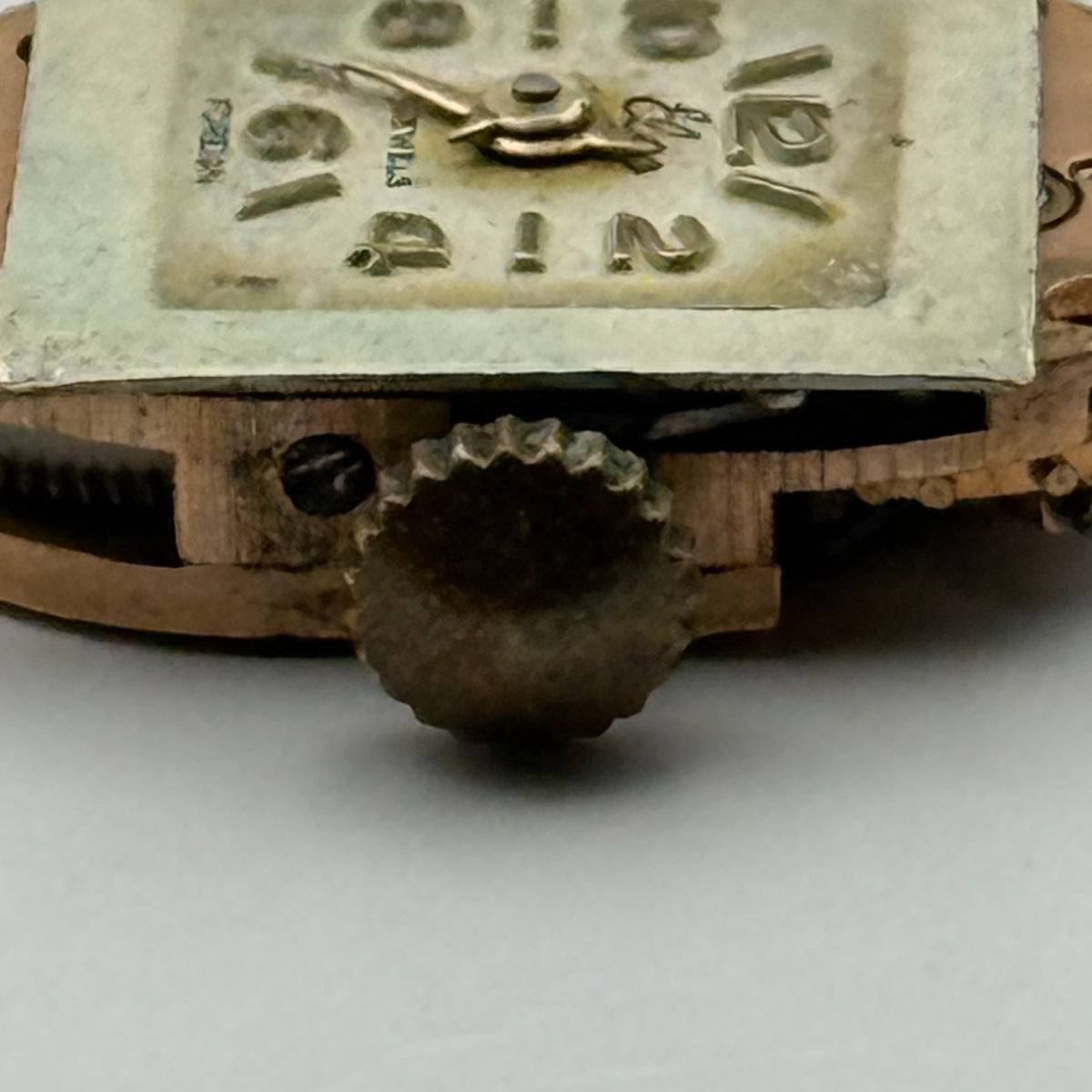 Hyppolyte Parrenin 25 Watch Movement Elco Swiss Manual Wind Parts Repair 12.7mm