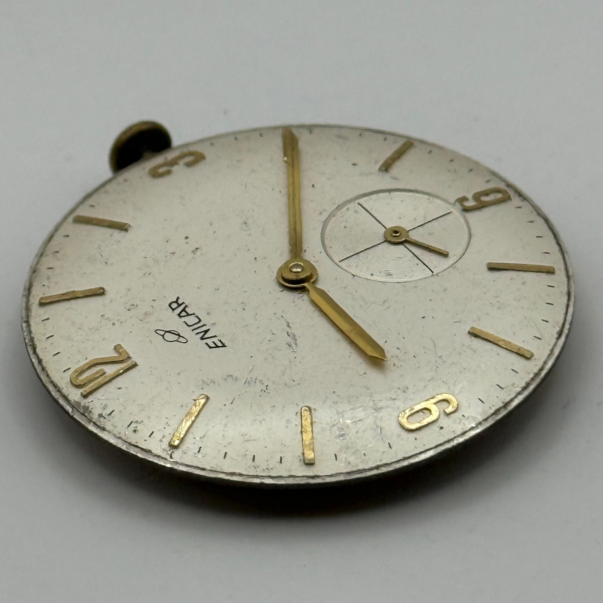 Enicar 1012B Watch Movement A-R 17 Jewels Running Manual Wind Vintage Parts 26mm