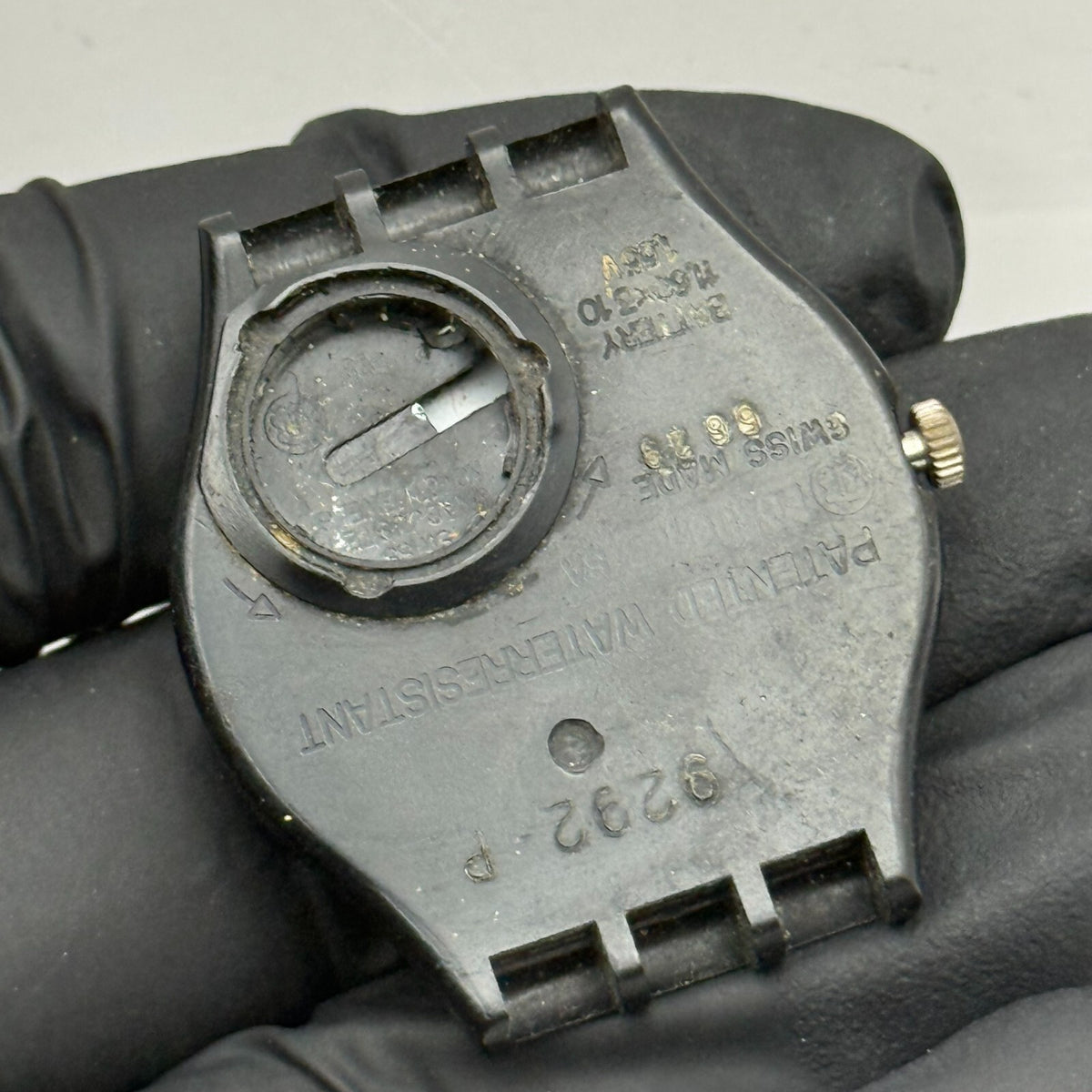 33mm Vintage 1989 Swatch GB125 Figueras Watch UNTESTED PARTS REPAIR