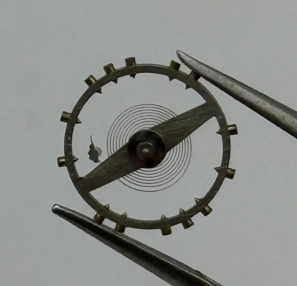 Judex 120 Balance Wheel Complete And Spring 10½’’’ 391 Watch Movement Parts NOS