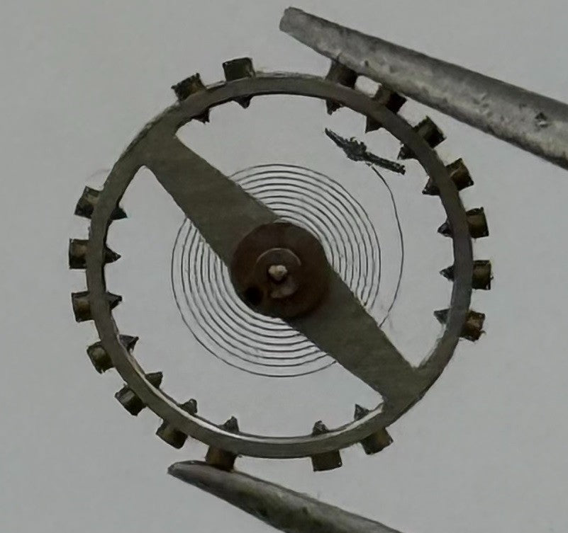 AS 1051 Balance Wheel Complete And Spring 5¼’’’ Progress Watch Movement Parts