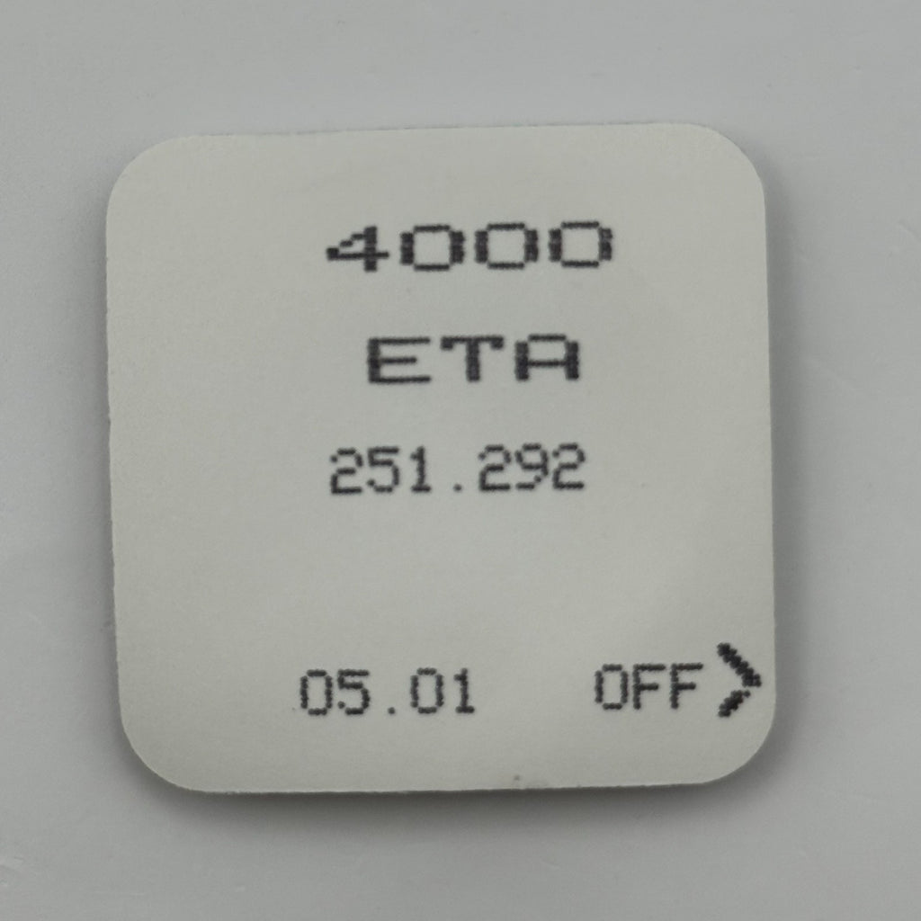 ETA 251.292 Circuit Part - New Old Stock - Rare Vintage Watch Movement Parts