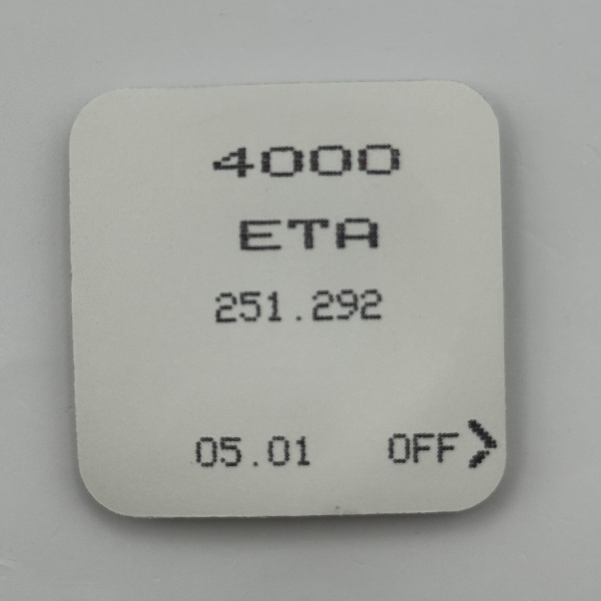 ETA 251.292 Circuit Part - New Old Stock - Rare Vintage Watch Movement Parts