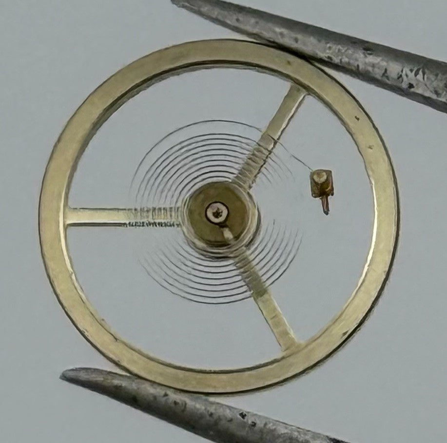 Ebosa 65 Balance Wheel Complete And Spring 12 1/2’’’ 942 Watch Movement Parts