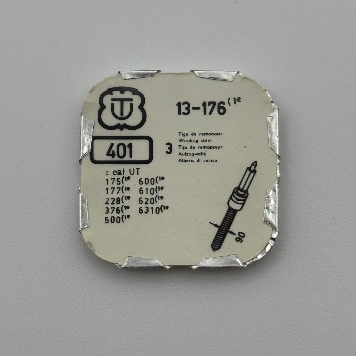 Unitas 176 Winding Stem Pack Of 3- 13 - 401 - New Old Stock - Watch Parts