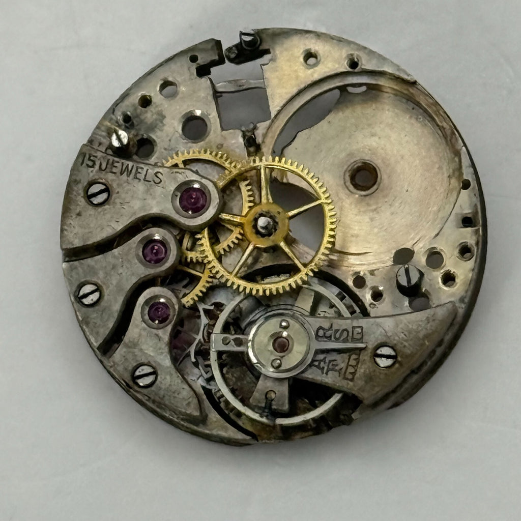 AS Watch Movement - 4x A. Schild Main Plates - For Parts / Repair