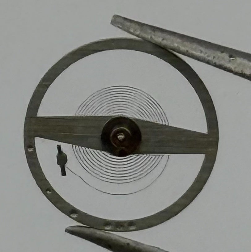 Bidlingmaier 934 Balance Wheel Complete And Spring 9¾’’’ 3779 Watch Parts