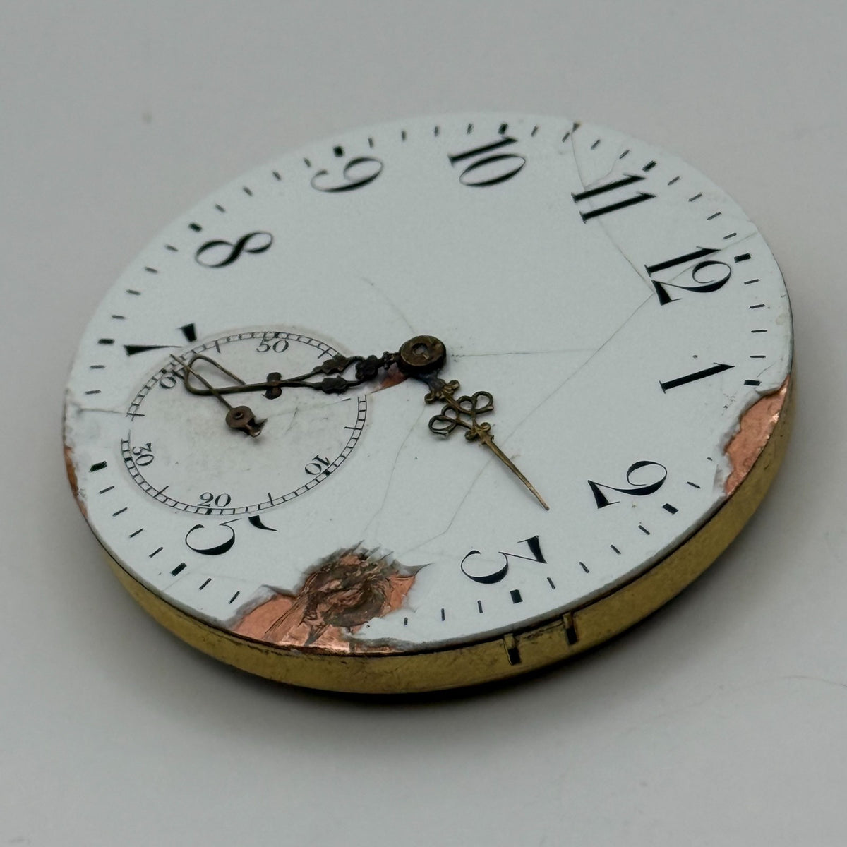 Zenith Pocket Watch Movement Open Face Patent 30751 October 18 1904 Parts 40.9mm