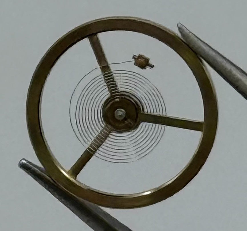 Ebosa 65 Balance Wheel Complete And Spring 12½’’’ 942 Watch Movement Parts NOS