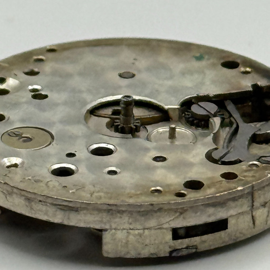 Unidentified Watch Movement Swiss Manual Wind Vintage Parts Repair 23.6mm