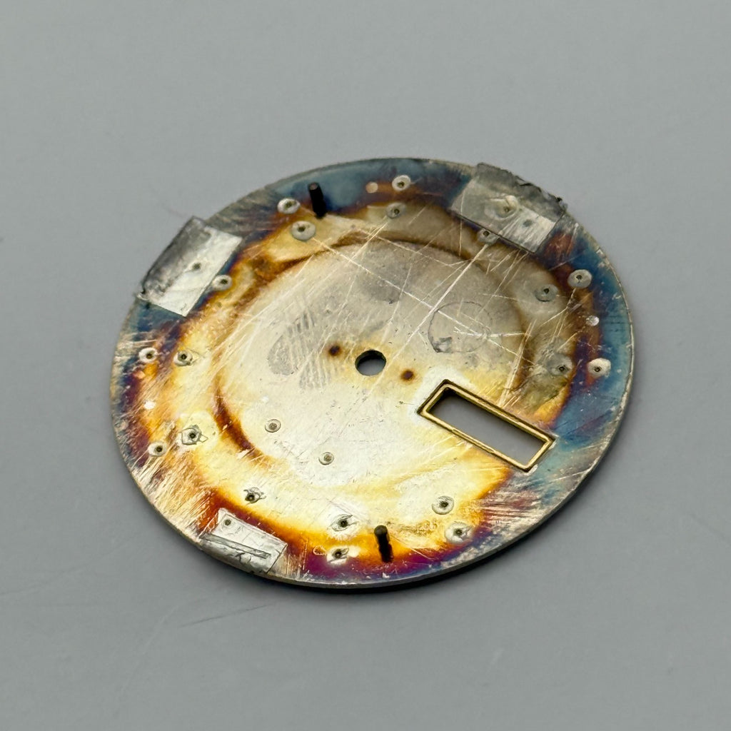 Seiko V743-8D60 Watch Dial Sapphire 100M White Japan Spare Parts Repair 29.4mm