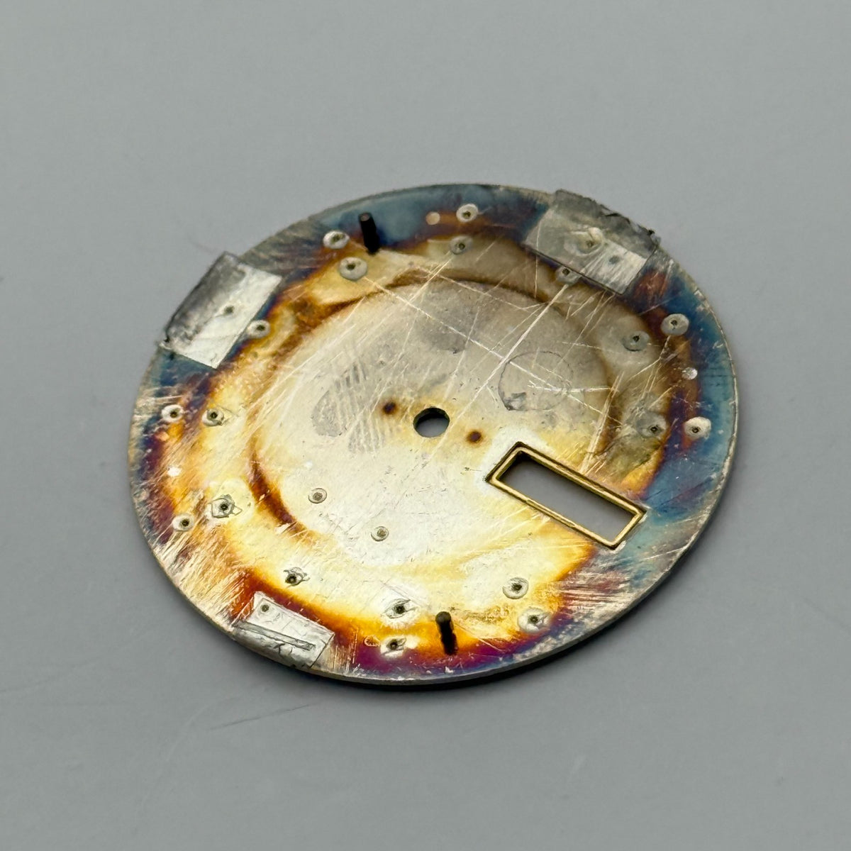 Seiko V743-8D60 Watch Dial Sapphire 100M White Japan Spare Parts Repair 29.4mm