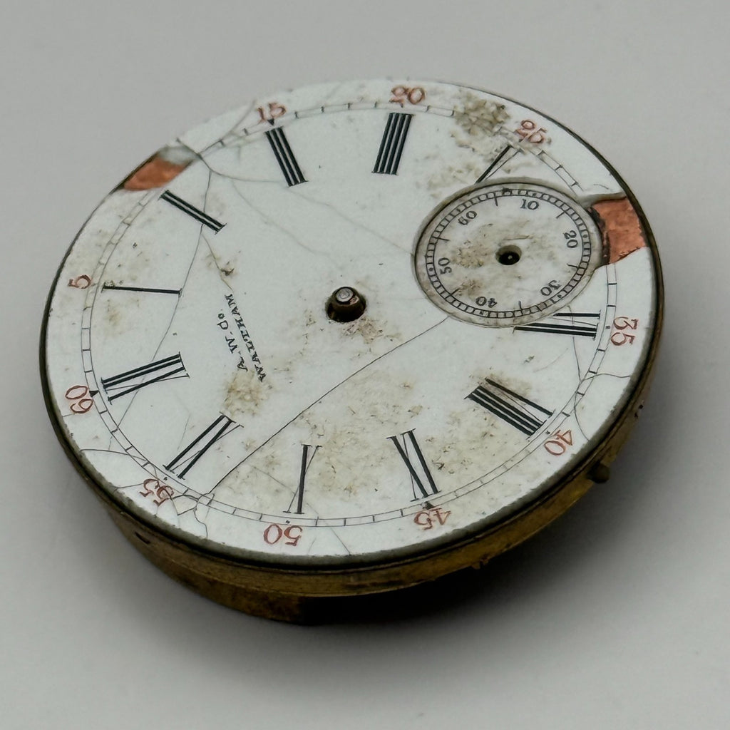 Waltham Grade G Watch Movement Seaside Quality Model 1882 American 1s Parts