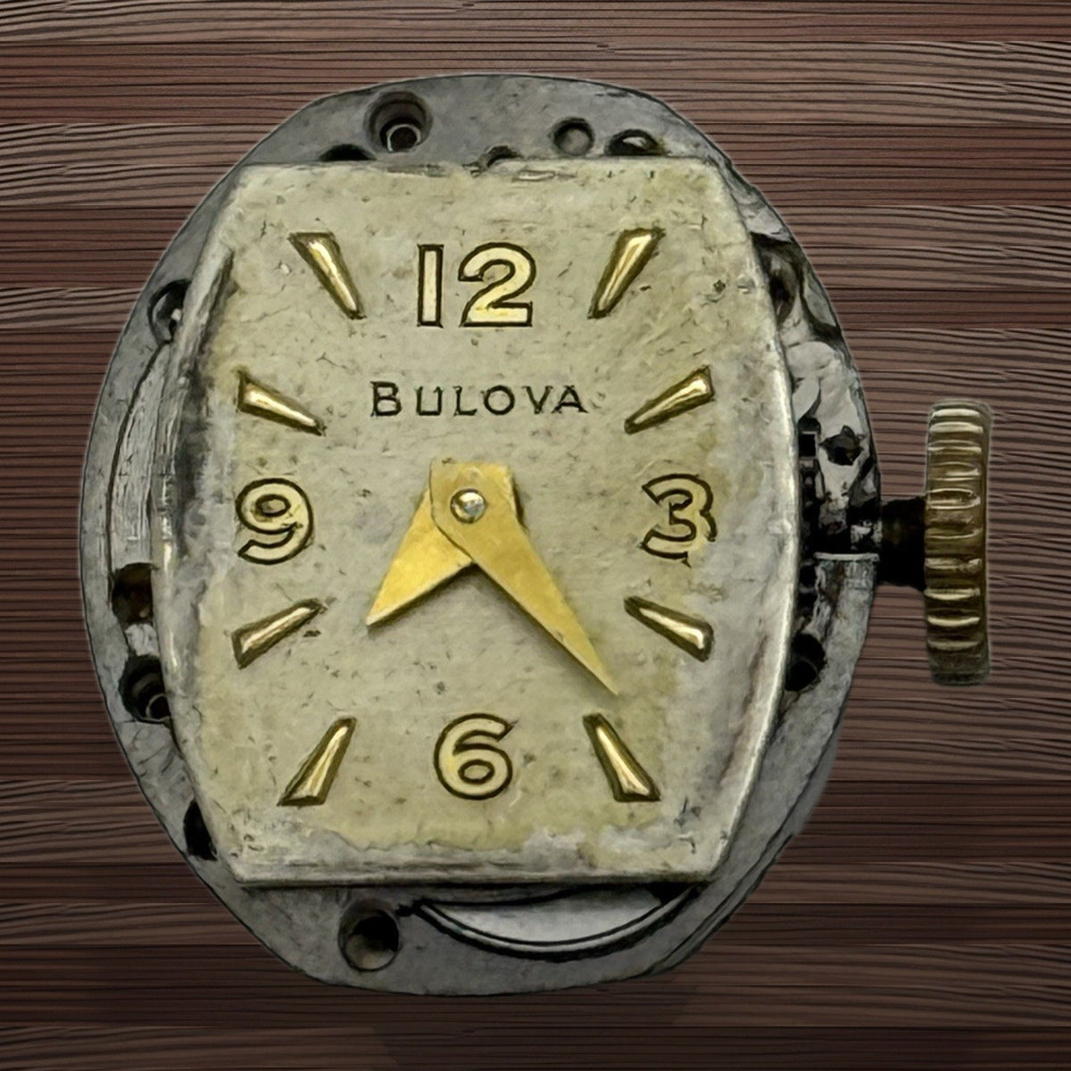 Bulova 5AD Watch Movement - Ladies - Running - For Parts / Repair - 13mm