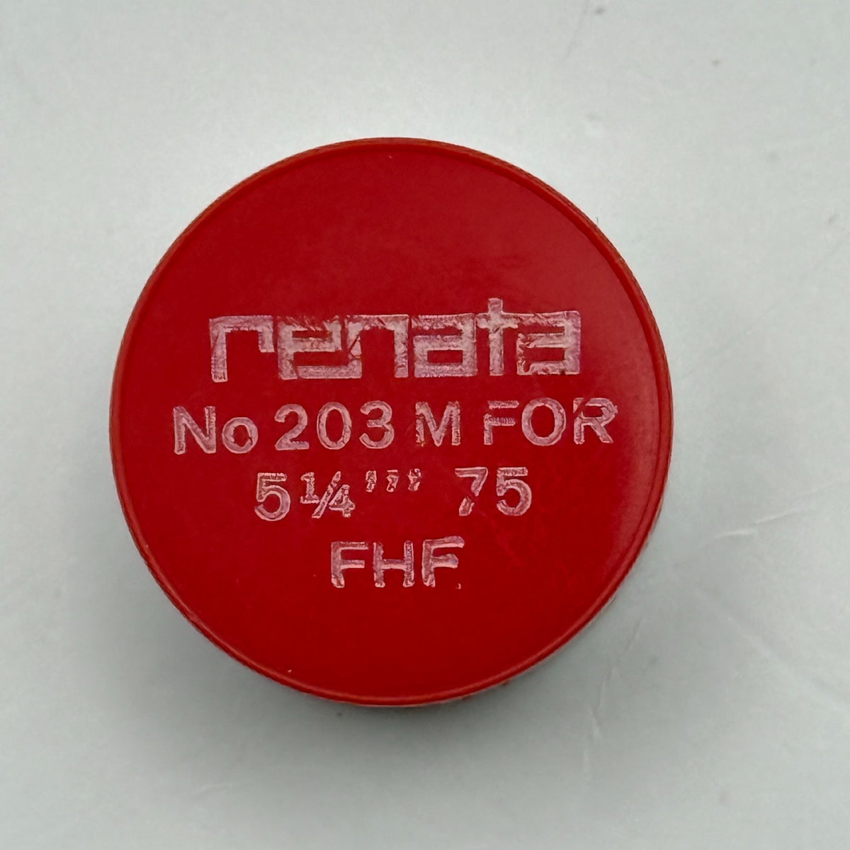 FHF 75 Balance Wheel Complete And Spring 5¼’’’ Renata 203 M Watch Movement Parts