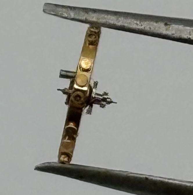 AS 976 1012 Balance Wheel Complete And Spring Renata 532 M Watch Movement Parts