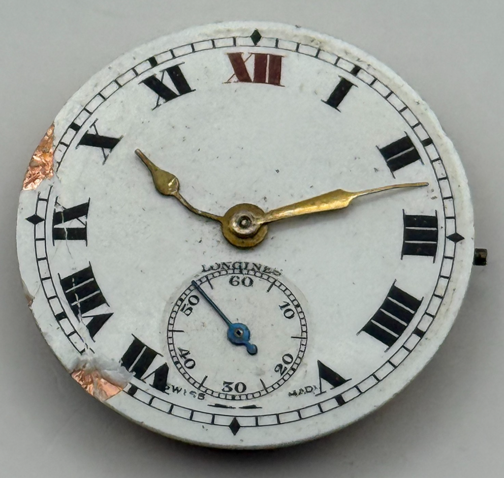 Longines 11.84N Trench Watch Movement - B&Co - For Parts / Repair - 25mm