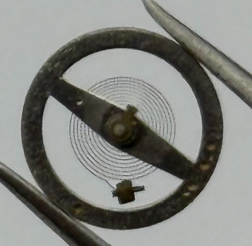 Roseba 50 Balance Wheel Complete And Spring 10½’’’ 2977 Watch Movement Parts NOS