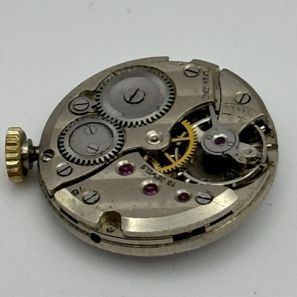 Revue Cal 78 Watch Movement - Roman Numerals - For Parts / Repair - 19.6mm