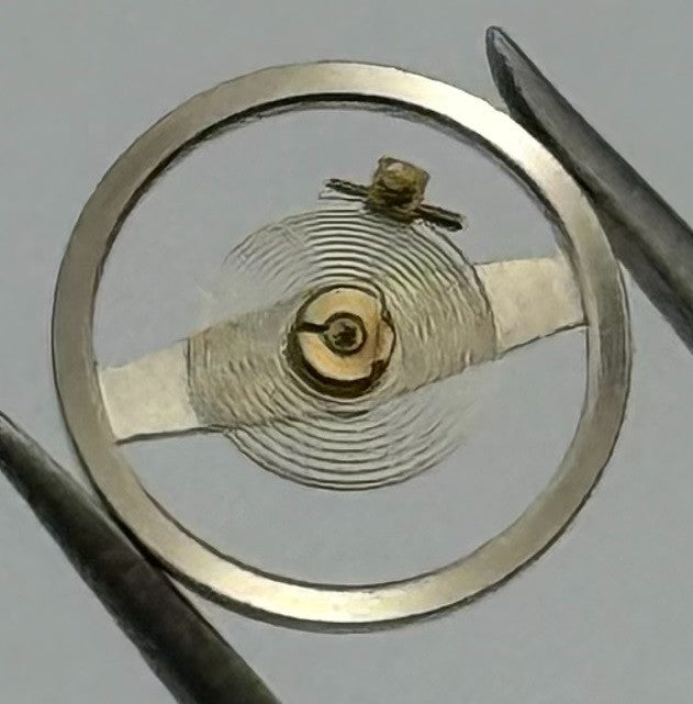 Lanco 576 Balance Wheel Complete And Spring Progress Watch Movement Parts NOS