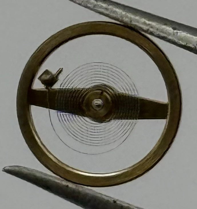 Cattin C. 64 Balance Wheel Complete And Spring 1550 M Watch Movement Parts NOS