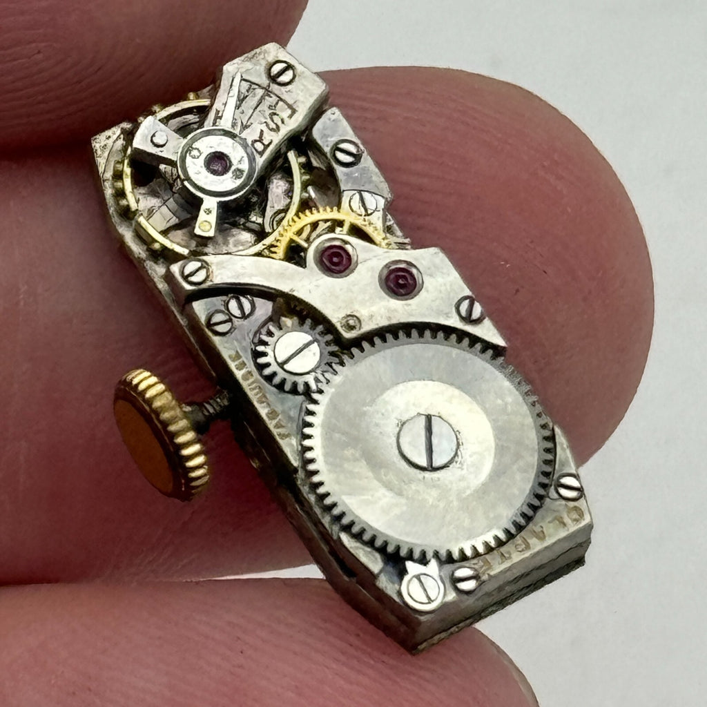FHF Watch Movement Clarte Fab.Suisse Patent Running Ladies Manual Wind Parts 9mm