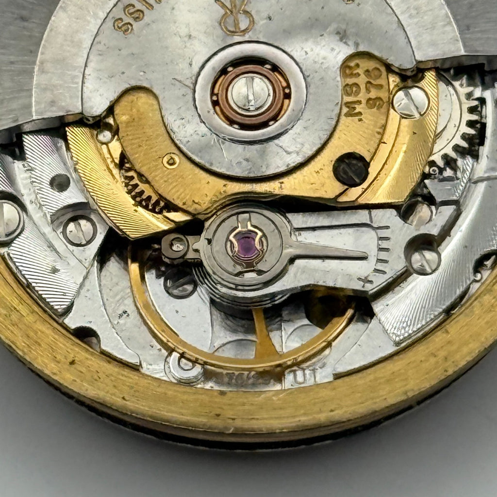 MSR S76-28 Watch Movement - Garrard Date Automatic - For Parts / Repair - 30.6mm