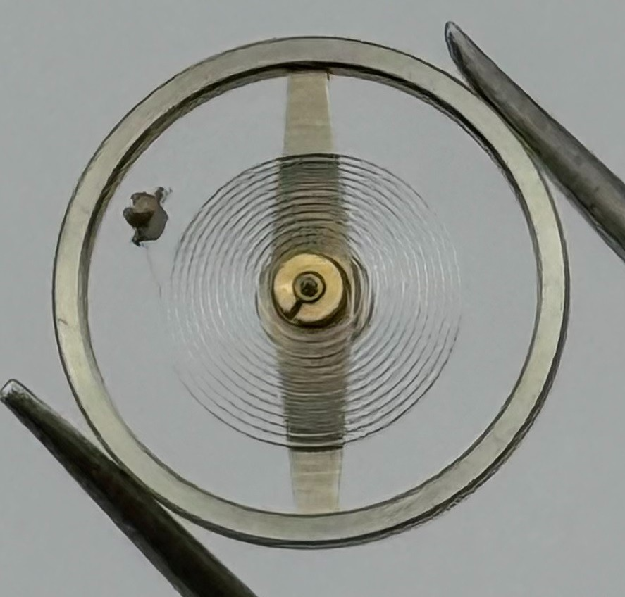 Oris 470 471 Balance Wheel Complete And Spring 334 Watch Movement Parts NOS