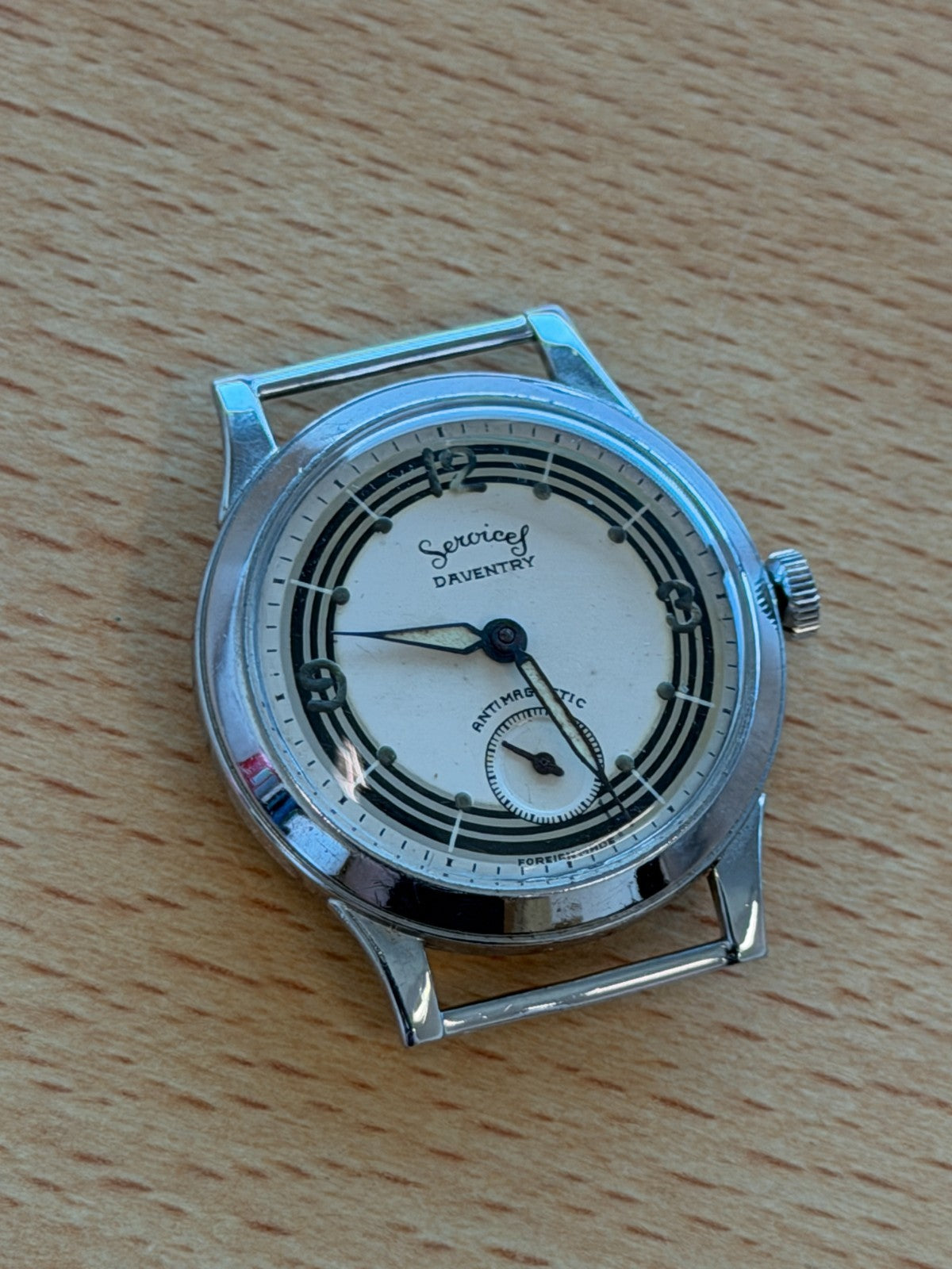 Services Daventry Military Style Men's Watch - Antimagnetic Sub Seconds - Spares