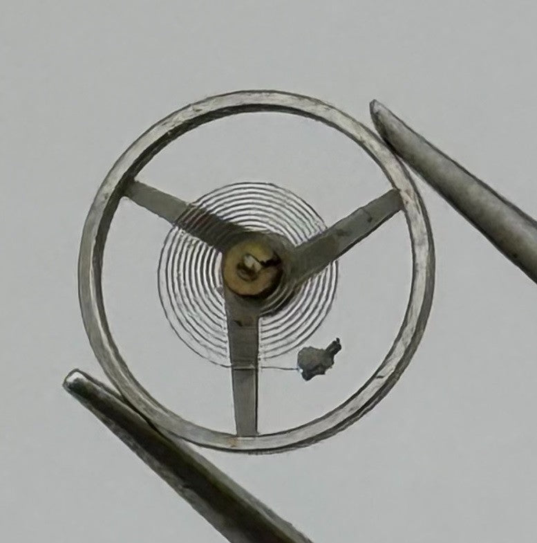 ETA 2487 Balance Wheel Complete And Spring 5½’’’ 5153 Watch Movement Parts NOS
