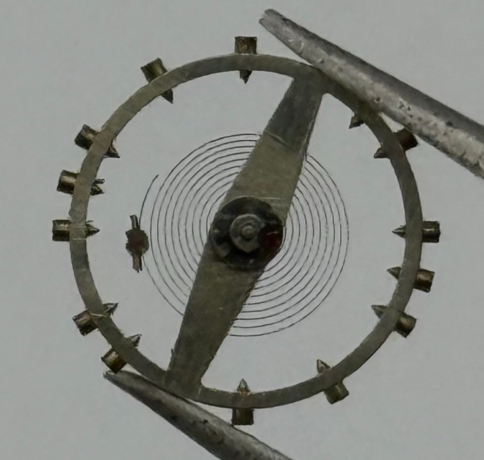 Lorsa P62 P75 Balance Wheel Complete And Spring Renata 1282 Watch Movement Parts