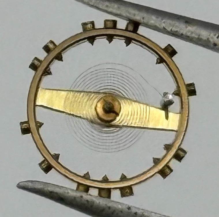 FHF 60 Balance Wheel Complete And Spring 6¾-8’’’ 200 M Watch Movement Parts NOS