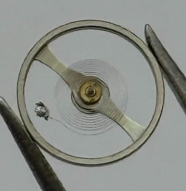 Durowe 72 Balance Wheel Complete And Spring 1534 M Watch Movement Parts NOS