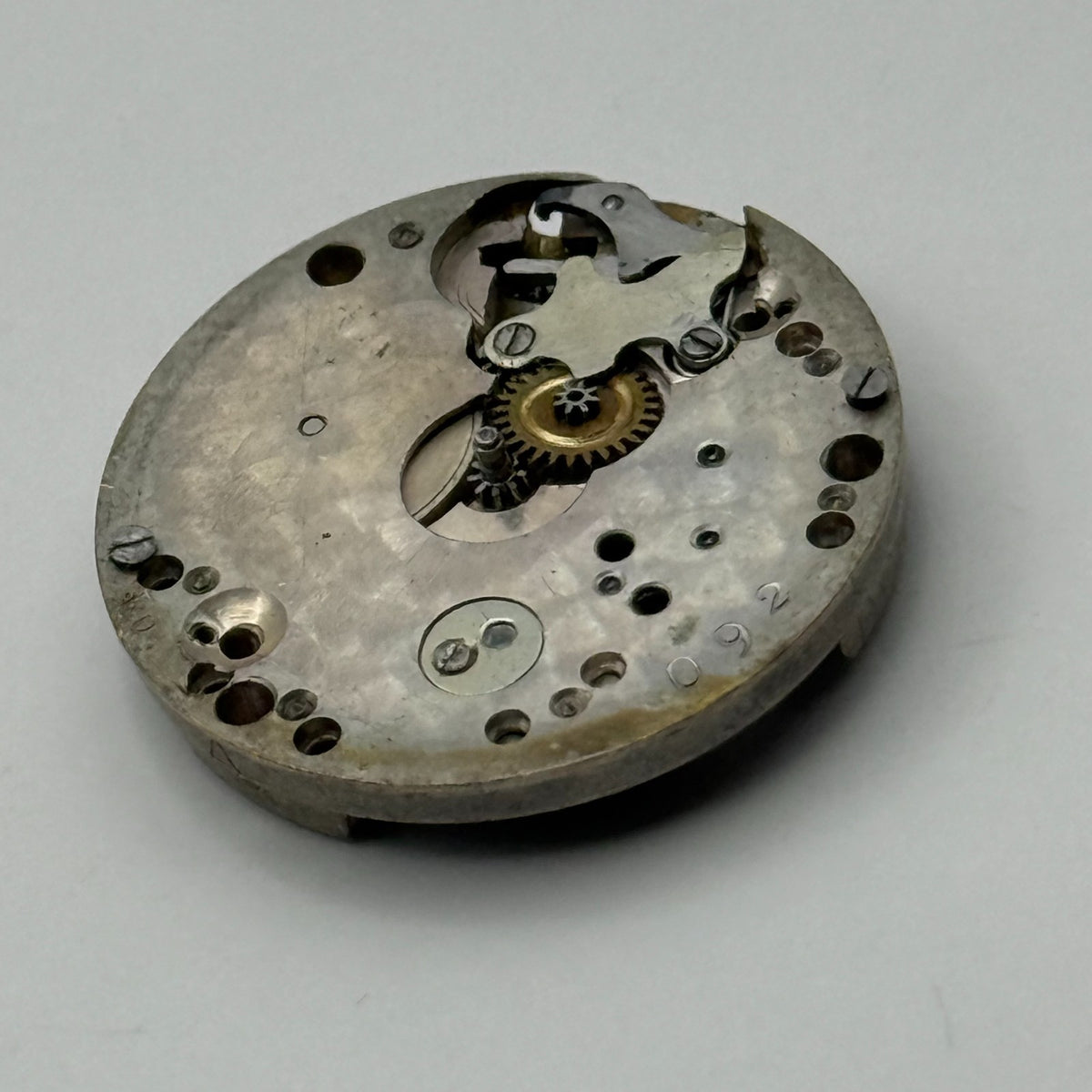 A. Calame & Fils 092 Watch Movement Trinitas Swiss Manual Wind Parts 22.1mm