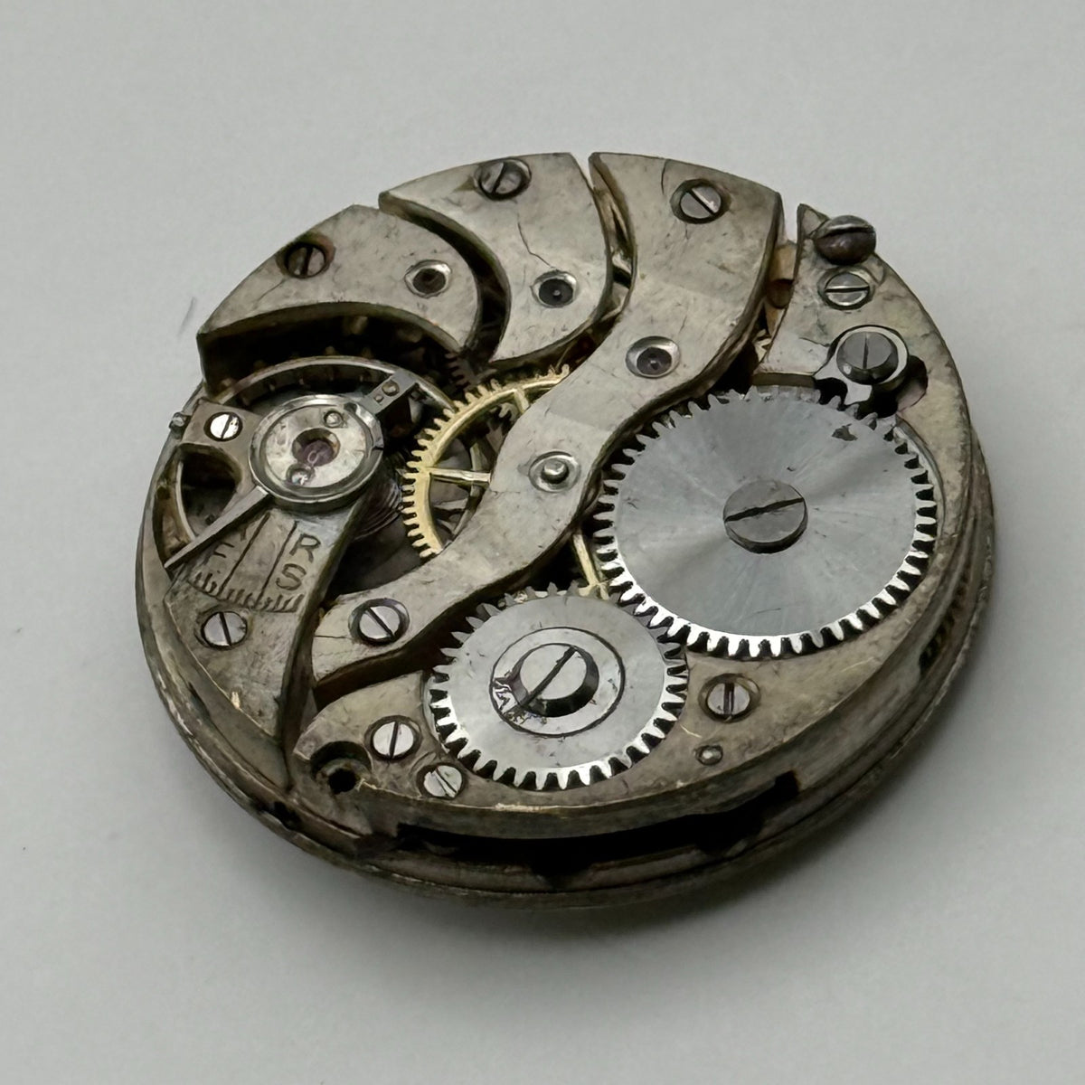 Red 12 Watch Movement Manual Wind Vintage Parts Repair Spares 24.9mm