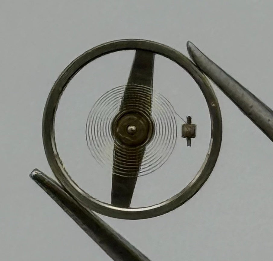 Ebosa 52 54 Balance Wheel Complete And Spring 5¼’’’ 3803 Watch Movement Parts