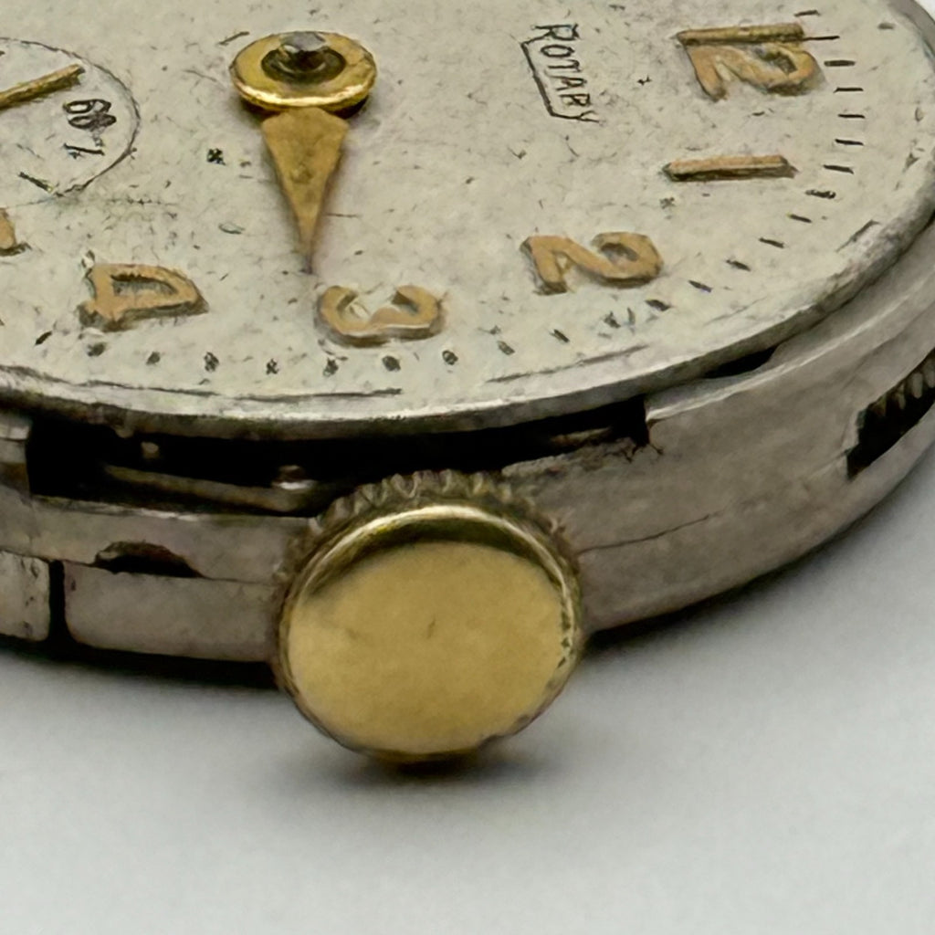 Peseux 220 Watch Movement Rotary 15 Jewels Swiss Manual Wind Parts Repair 19.7mm
