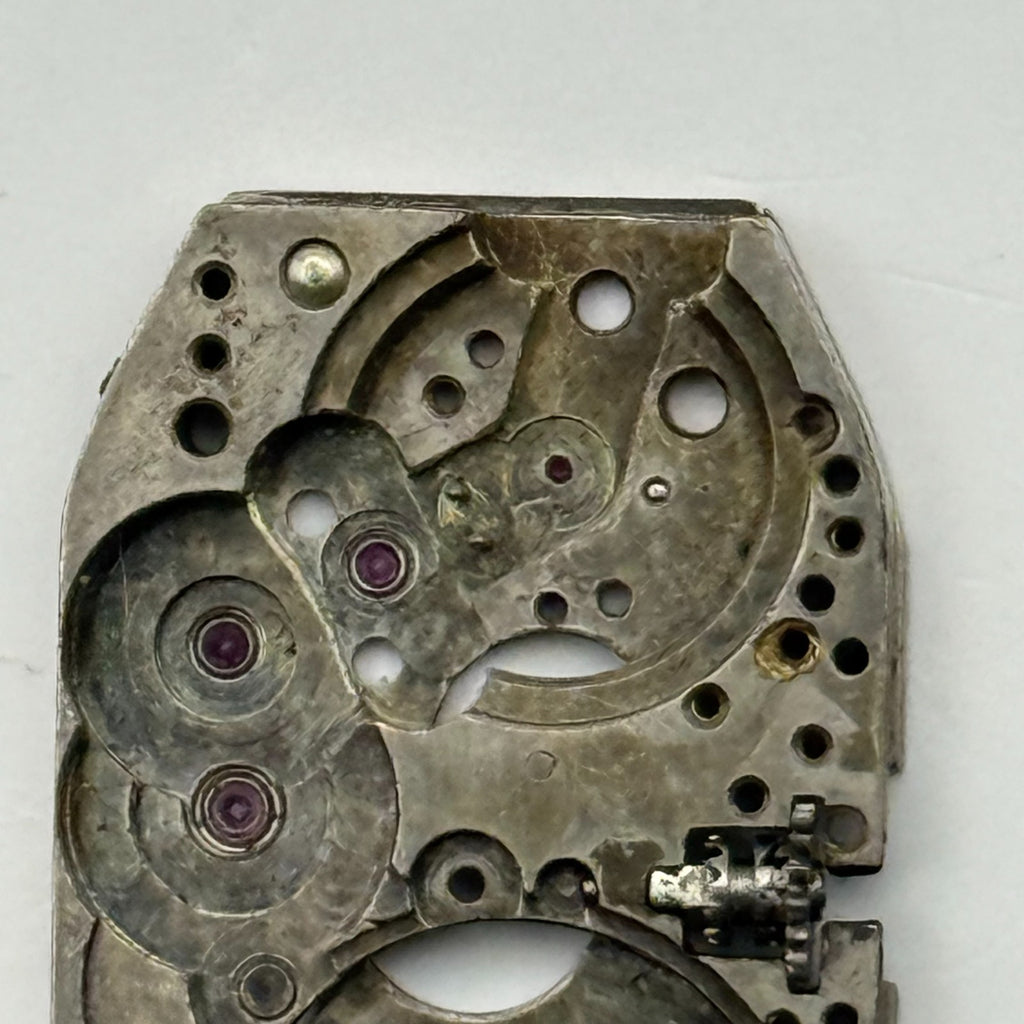 EB Watch Movement Swiss Incomplete Patent 97101 Vintage Parts Repair 15.4mm