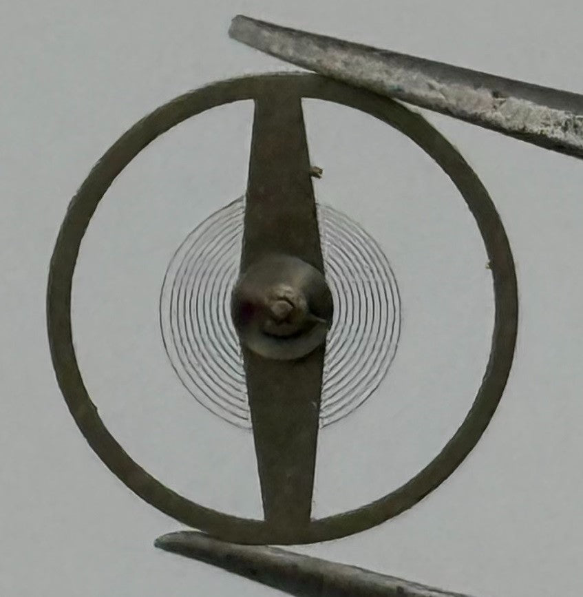 Lorsa 237 Balance Wheel Complete And Spring 10½’’’ Progress Watch Movement Parts