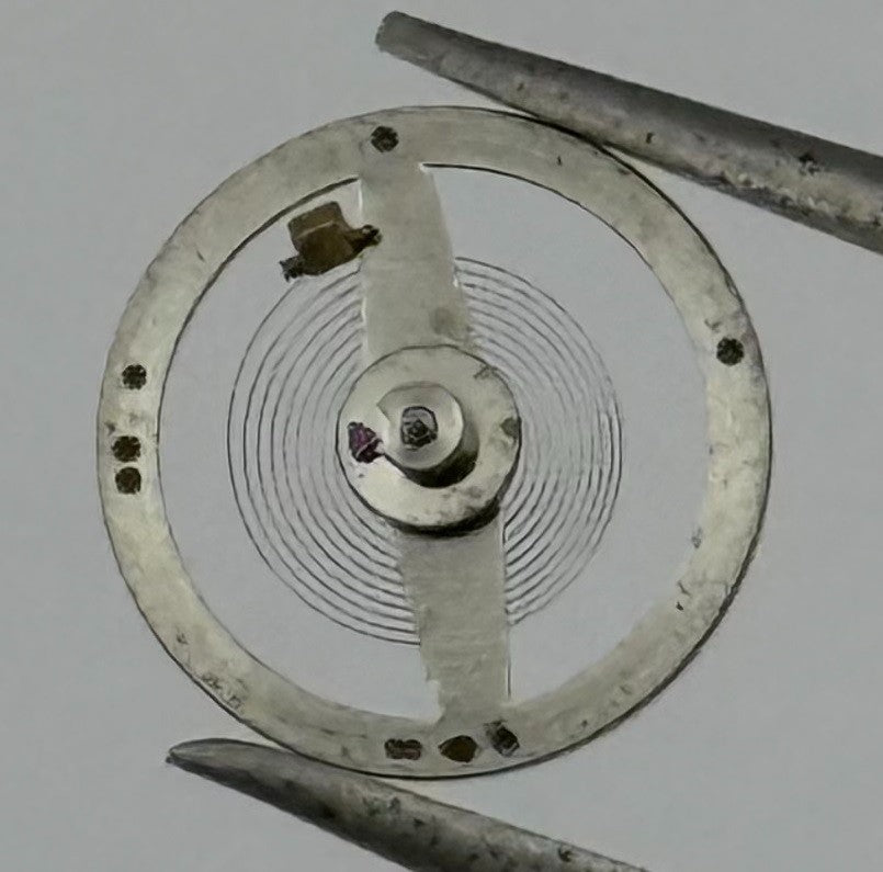 BFG 910 PL Balance Wheel Complete And Spring Renata 525 Watch Movement Parts NOS