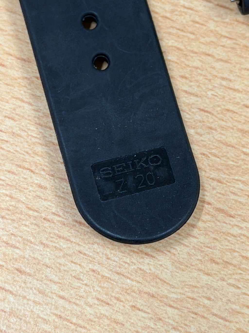 Seiko Z20 Rubber Divers Strap - 20mm Ends