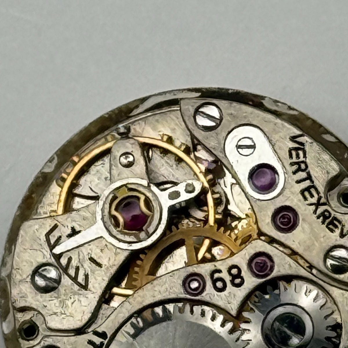 Vertex Revue 89 Watch Movement Swiss 17J Manual Wind Parts Repair Spares 15.2mm