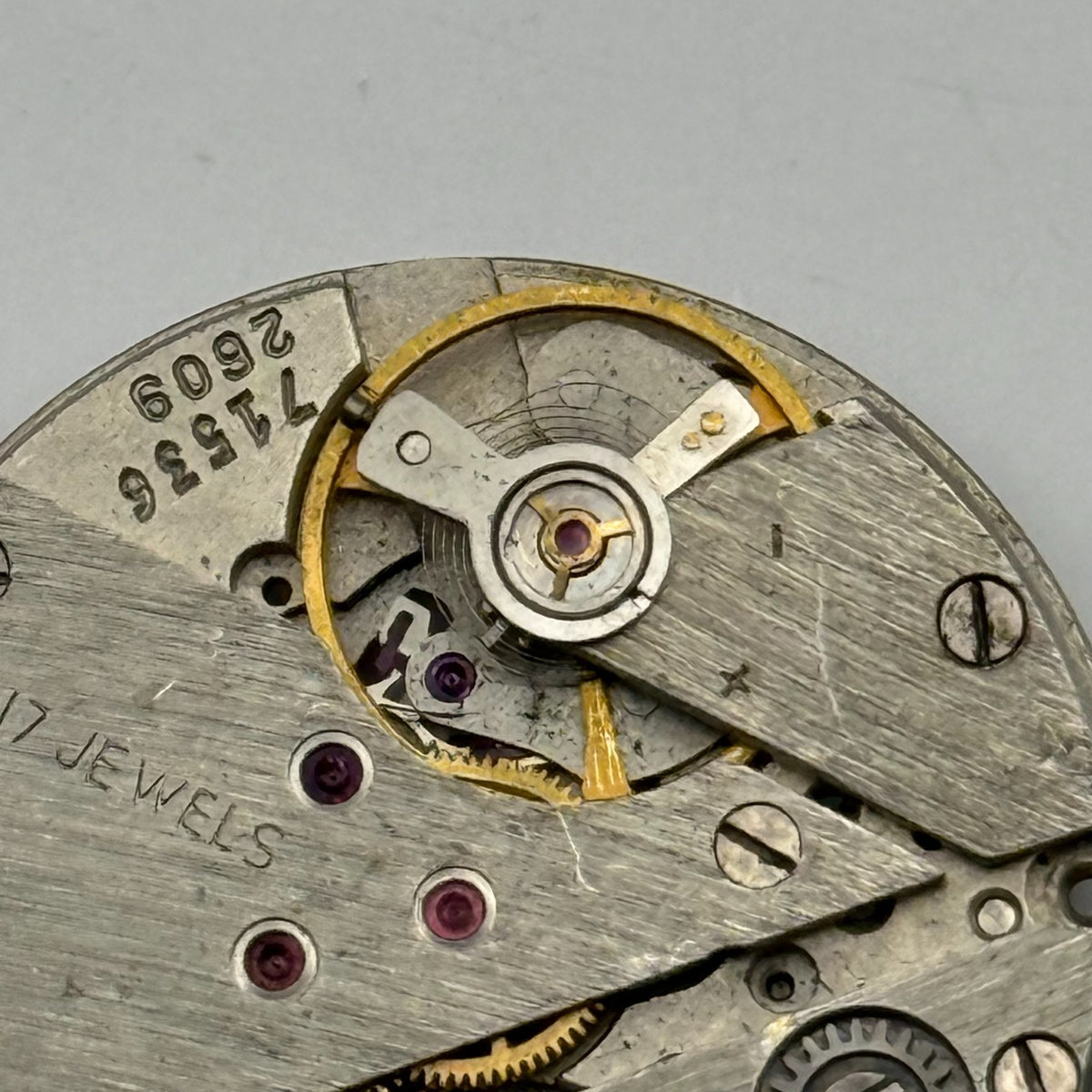 Poljot 2609 Watch Movement Soviet 17 Jewels Manual Wind Parts Repair 26.5mm