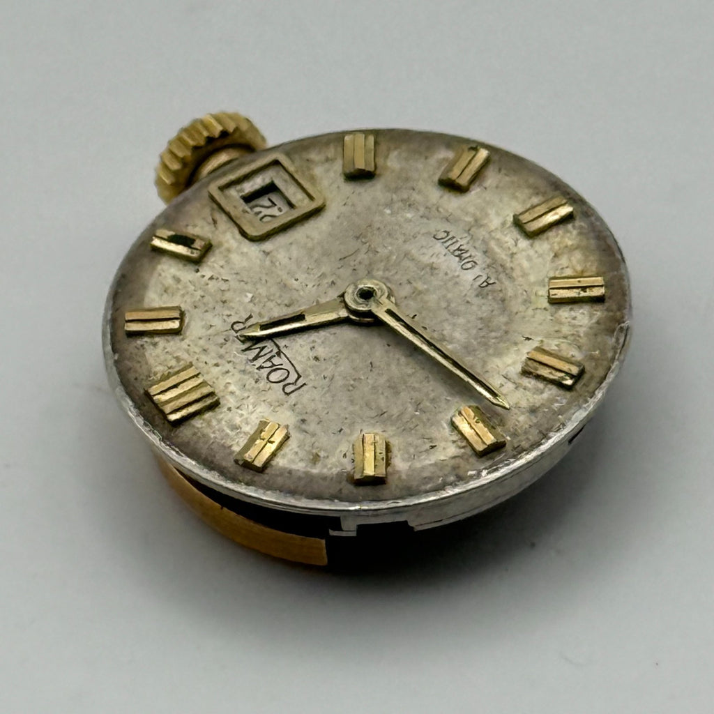 MST 473 Watch Movement Roamer Ladies Date Running Automatic Vintage Parts 17.3mm